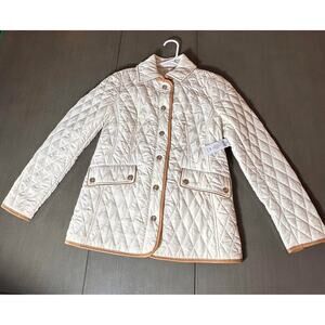 nwt: Chicos Quilted Mid-Length Jacket